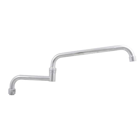 Bk Resources Evolution Series Stainless Steel Dj Swing Spout, 18", 2.2 GPM Flow Rate EVO-SPT-18